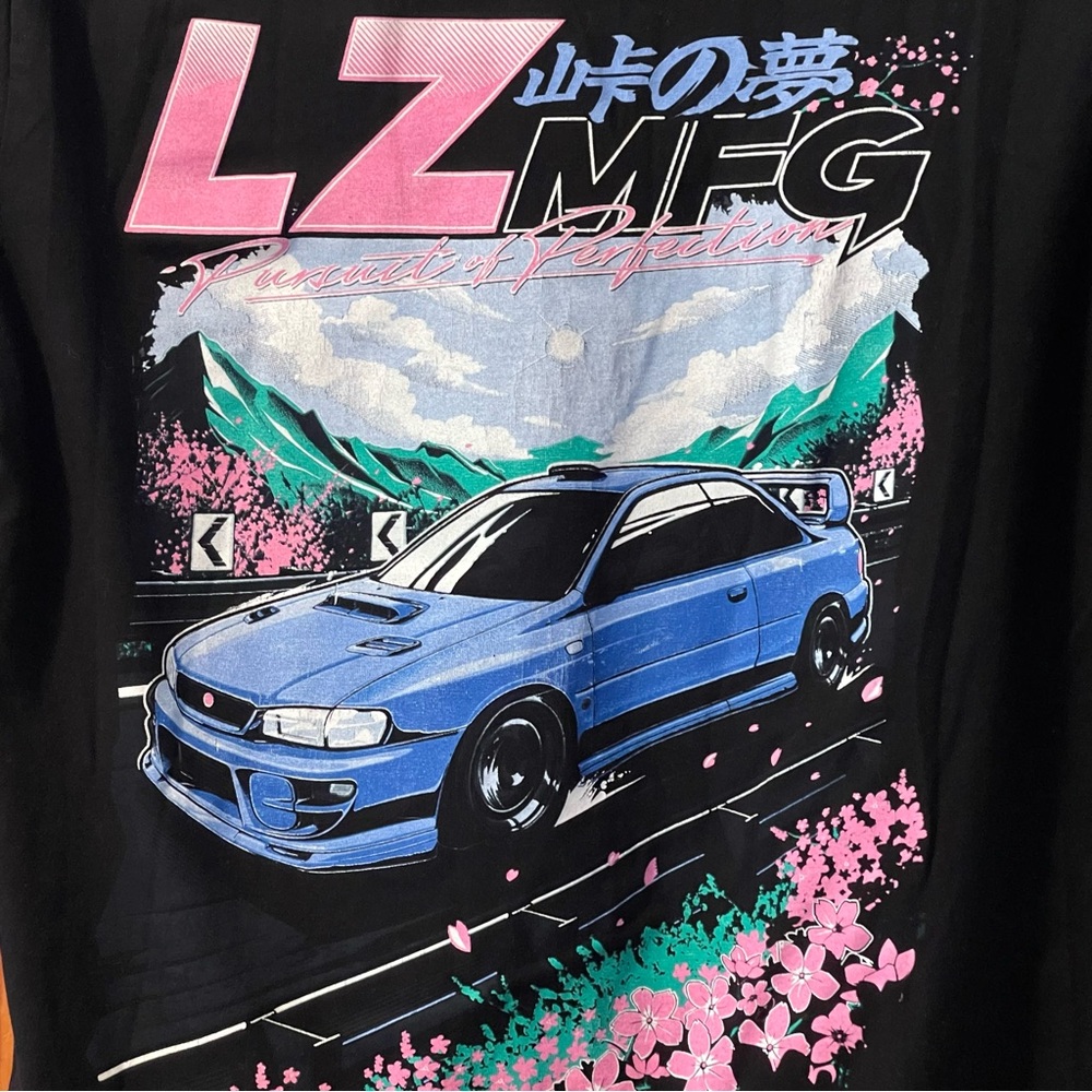 LZ MFG Black Short Sleeve Tee for Men - Picture 5 of 6